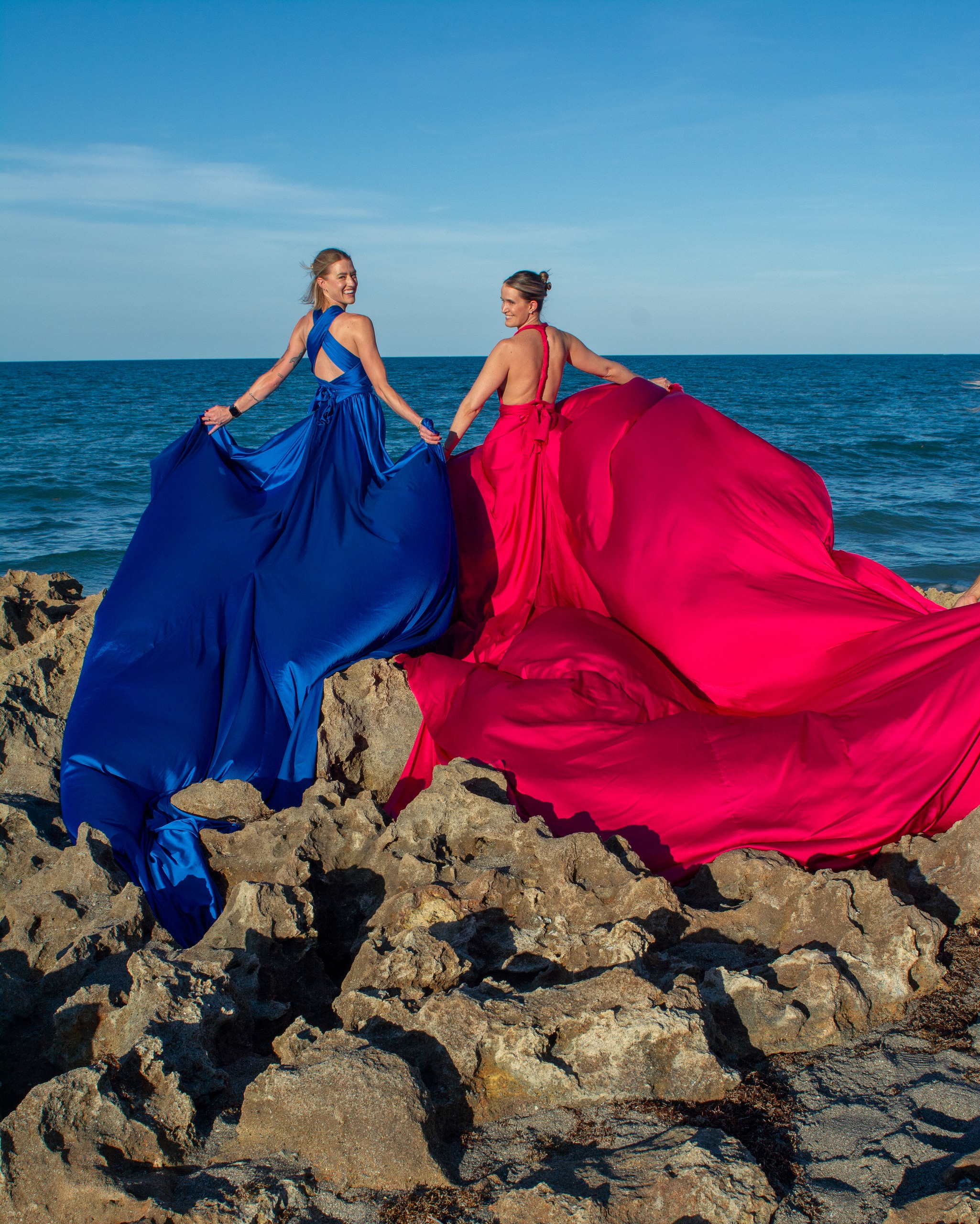Flying dress photoshoot on Palm Beach — DSC 5925