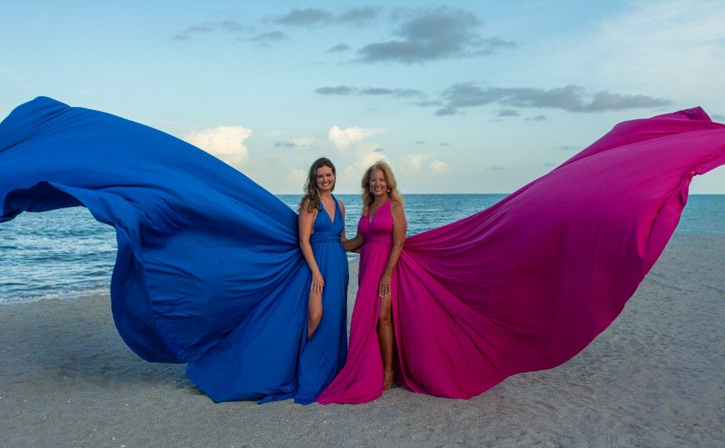 Flying dress photoshoot on Palm Beach — DSC 8189